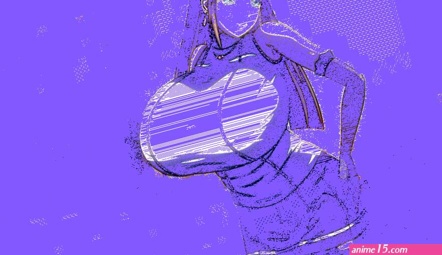 nokko otsu animated animated gif breasts brown hair garter belt gloves green eyes huge breasts long hair
