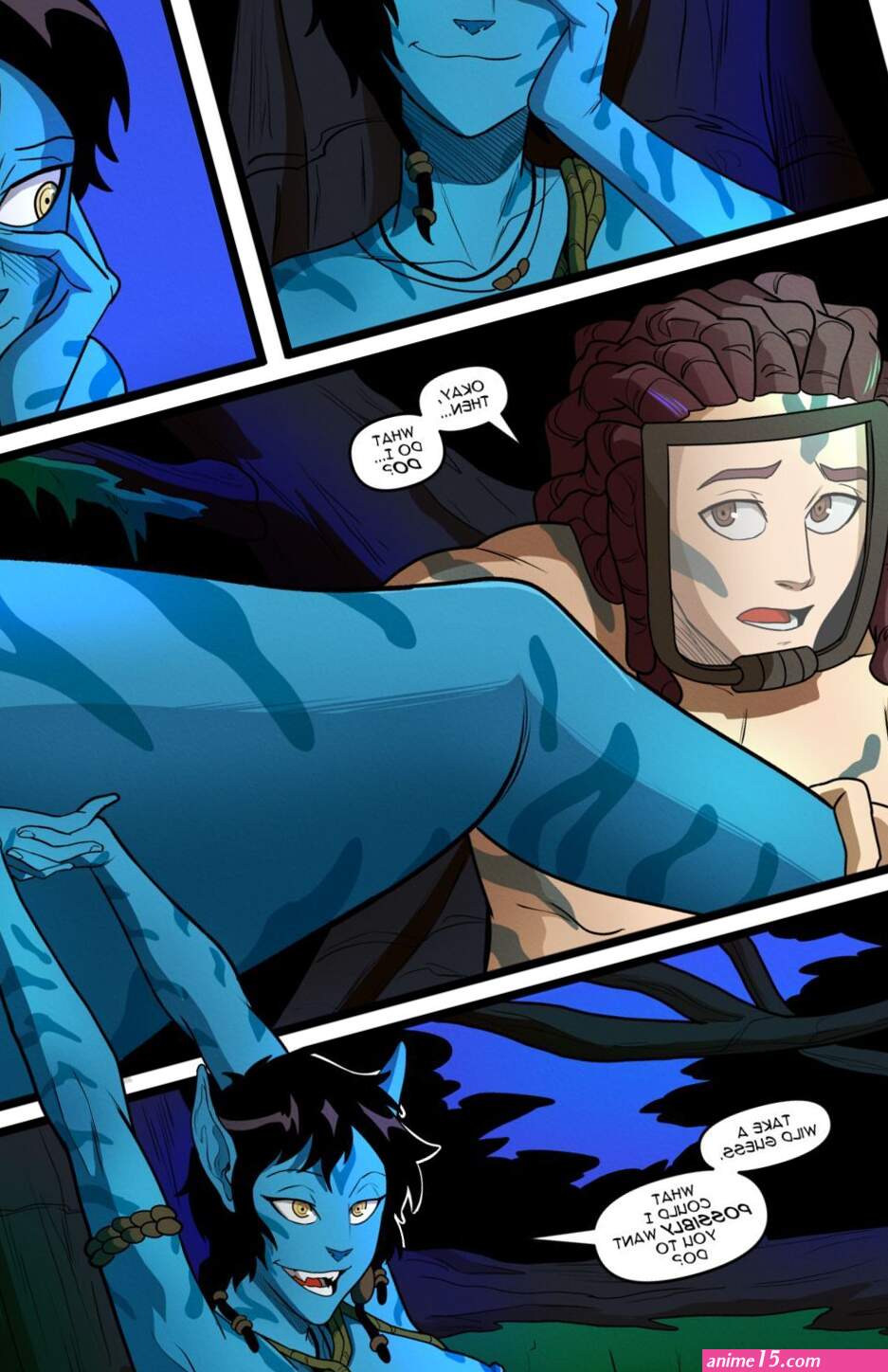 Avatar: Along Came a Spider Porn Comic english 04