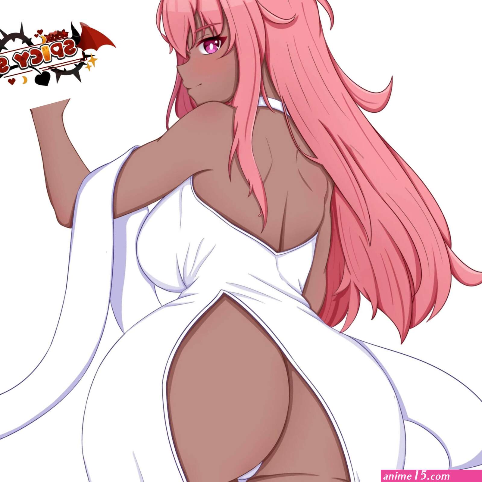 Anime Waifu Big Booty Ebony Sticker