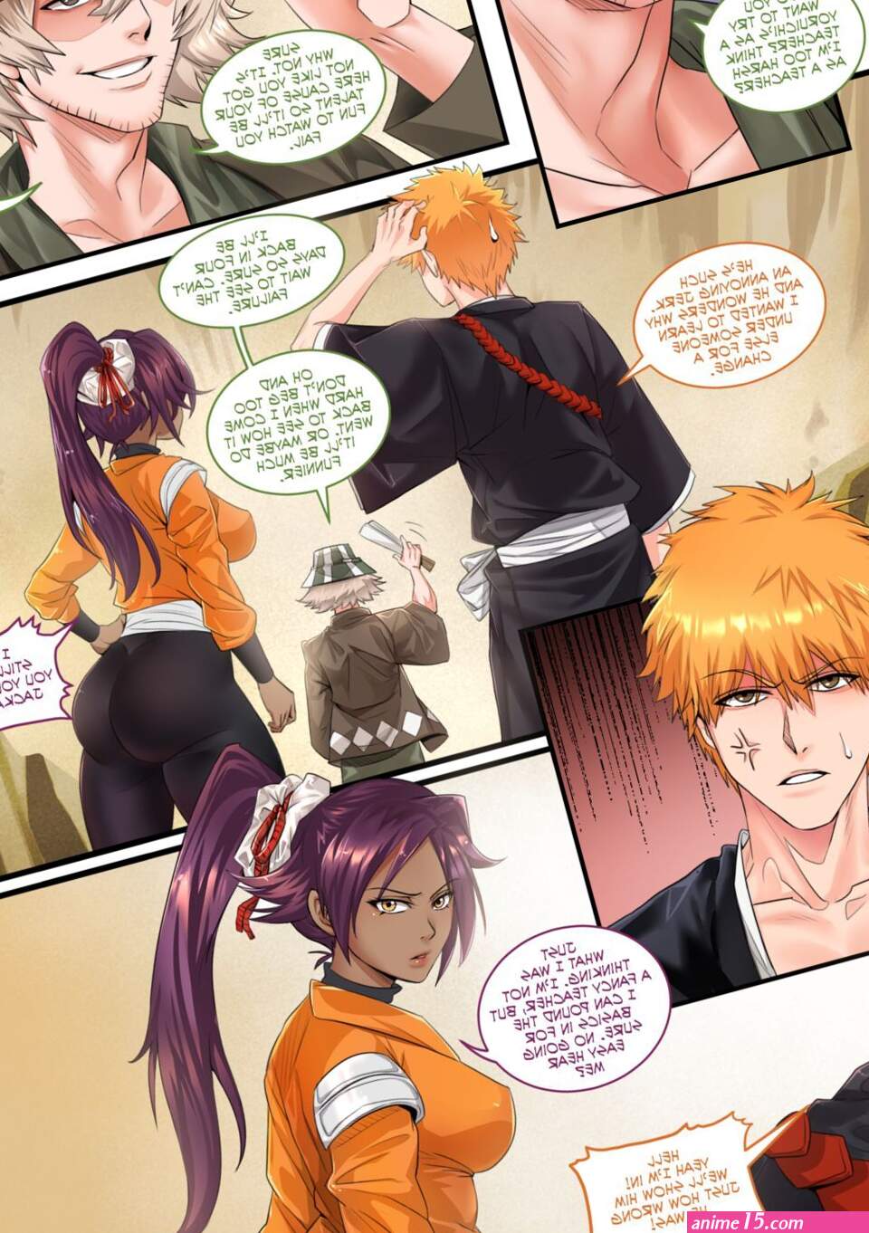 Bleach: Blooming Lesson Porn Comic english 02