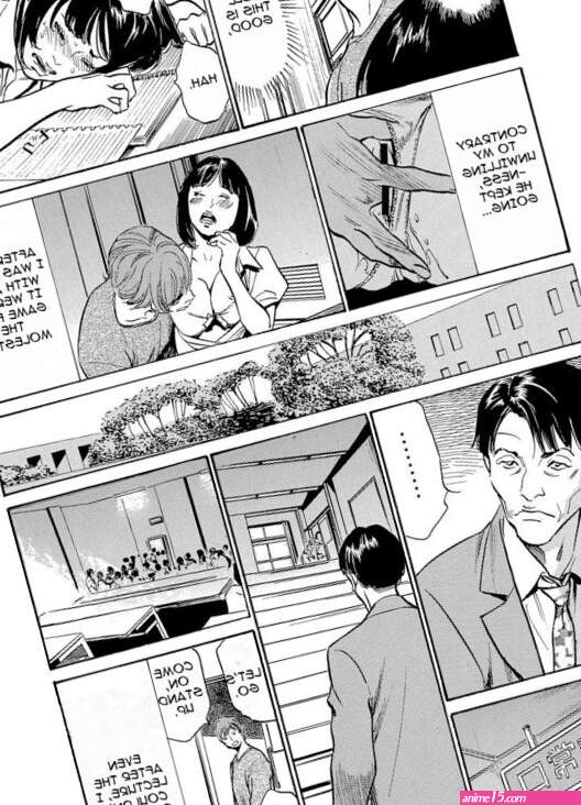 Hazuki Kaoru Chijoku Chikan Midara ni Aegu Onna tachia-15