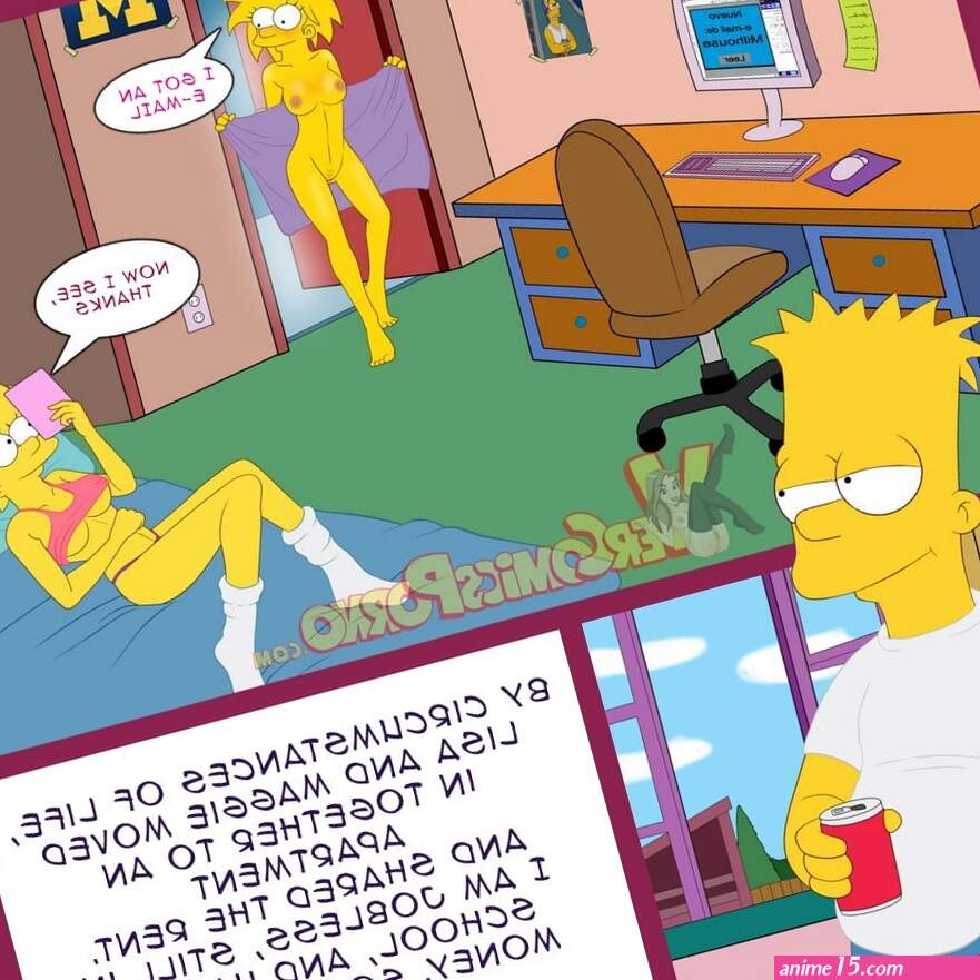 Porn comic Simpsons Bart cachindo