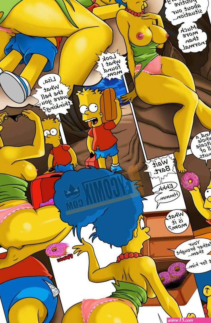 Porn comic The Simpsons Paradise. DRAH NAVLAG Sex comic MILF Marge and