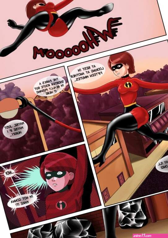Blackmailing Elastigirl- The Incredibles- By Kokobiel