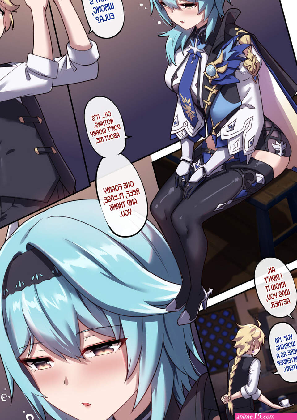 Eulas Drunken Escapade Genshin Impact Longbow Flintlock Porn Comic