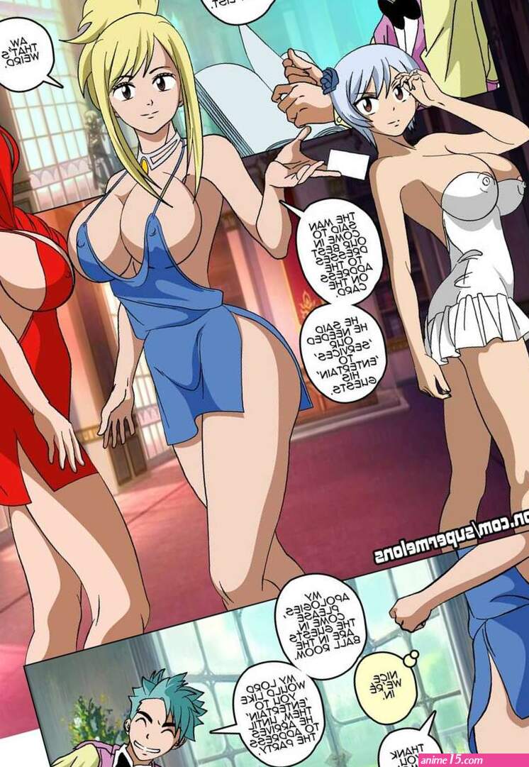 Porn comic Lucys Big Scoop. Fairy Tail. Super Melons. Sex comic busty beauties were