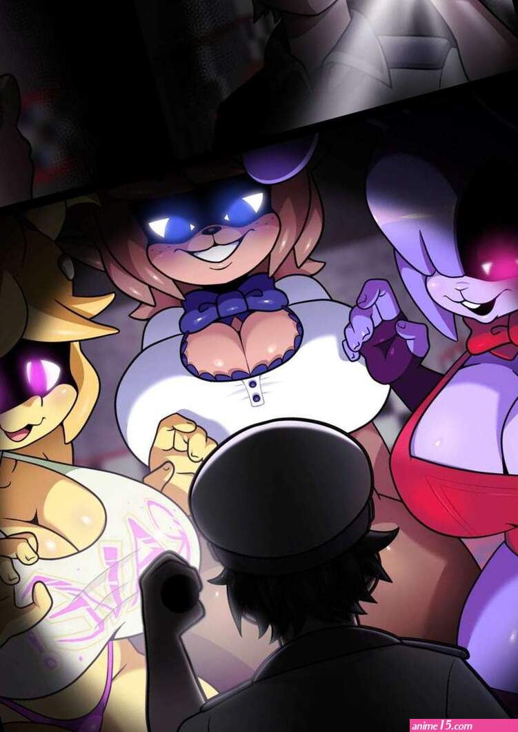 Porn comic Newbie at the Nightclub. Five Nights at Freddys Sex comic furry beauties met