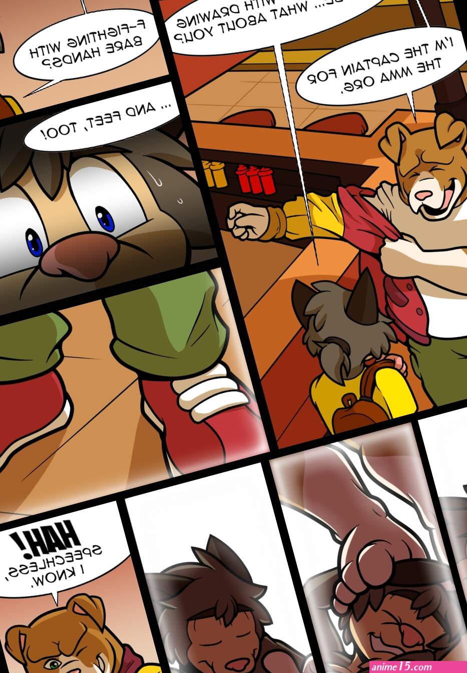 Playing Possum PG. 9 by 3rdHarleyJoe -- Fur Affinity dot net