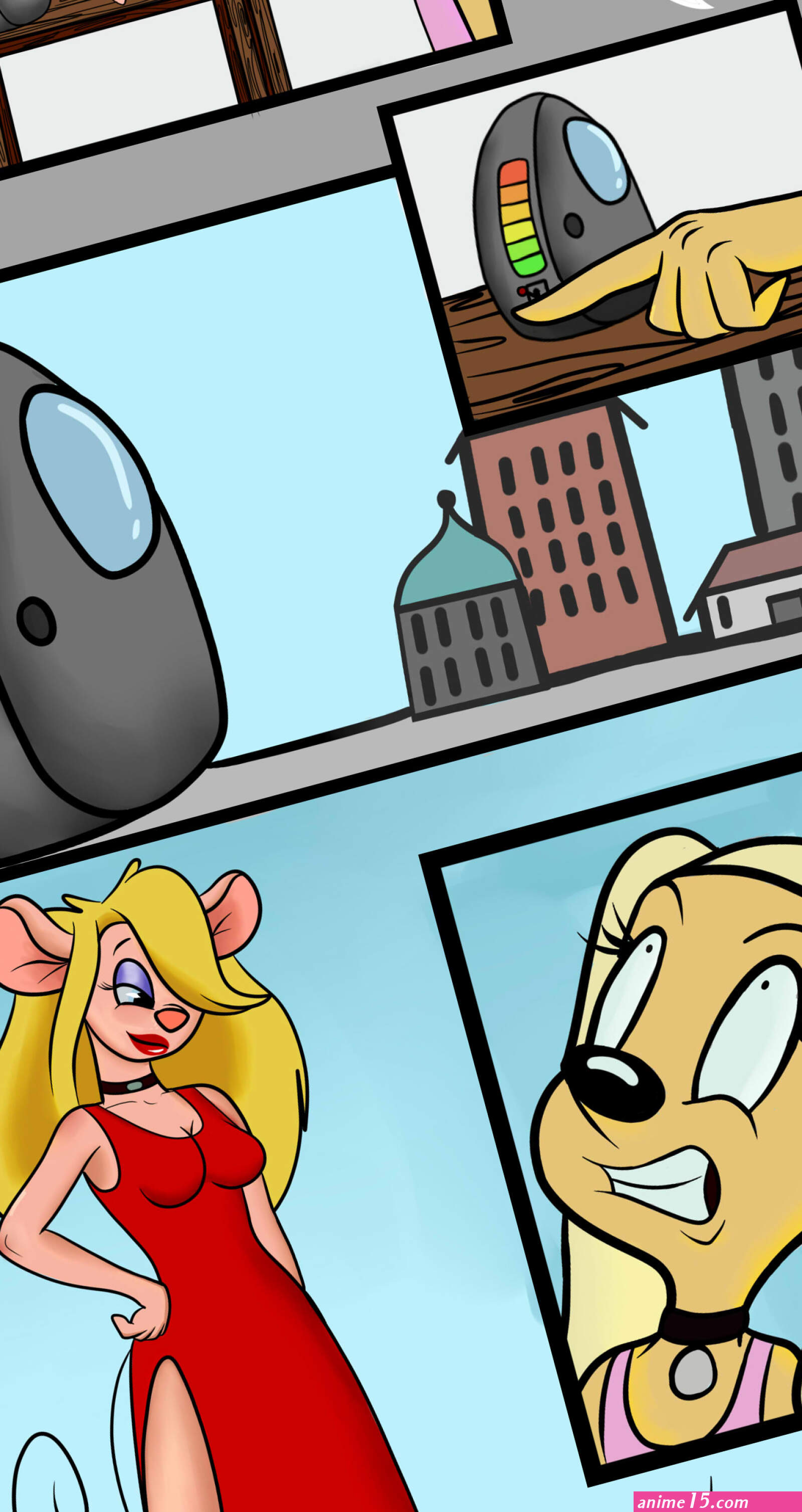 Giantess Gadget Comic by cpgrad08 Submission