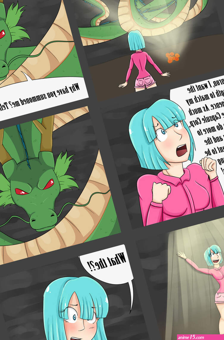 The Magic 48: Commission 6.......Big Time Bulma! 1 By SHrrrrrriiipfan! This five-page-comic has Bulma from Dragon Ball Z growing gigantic! : rGTS