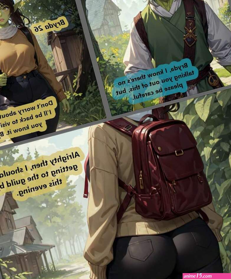 Porn comic The Sultry Goblin. Vixeona. Sex comic busty brunette goblin