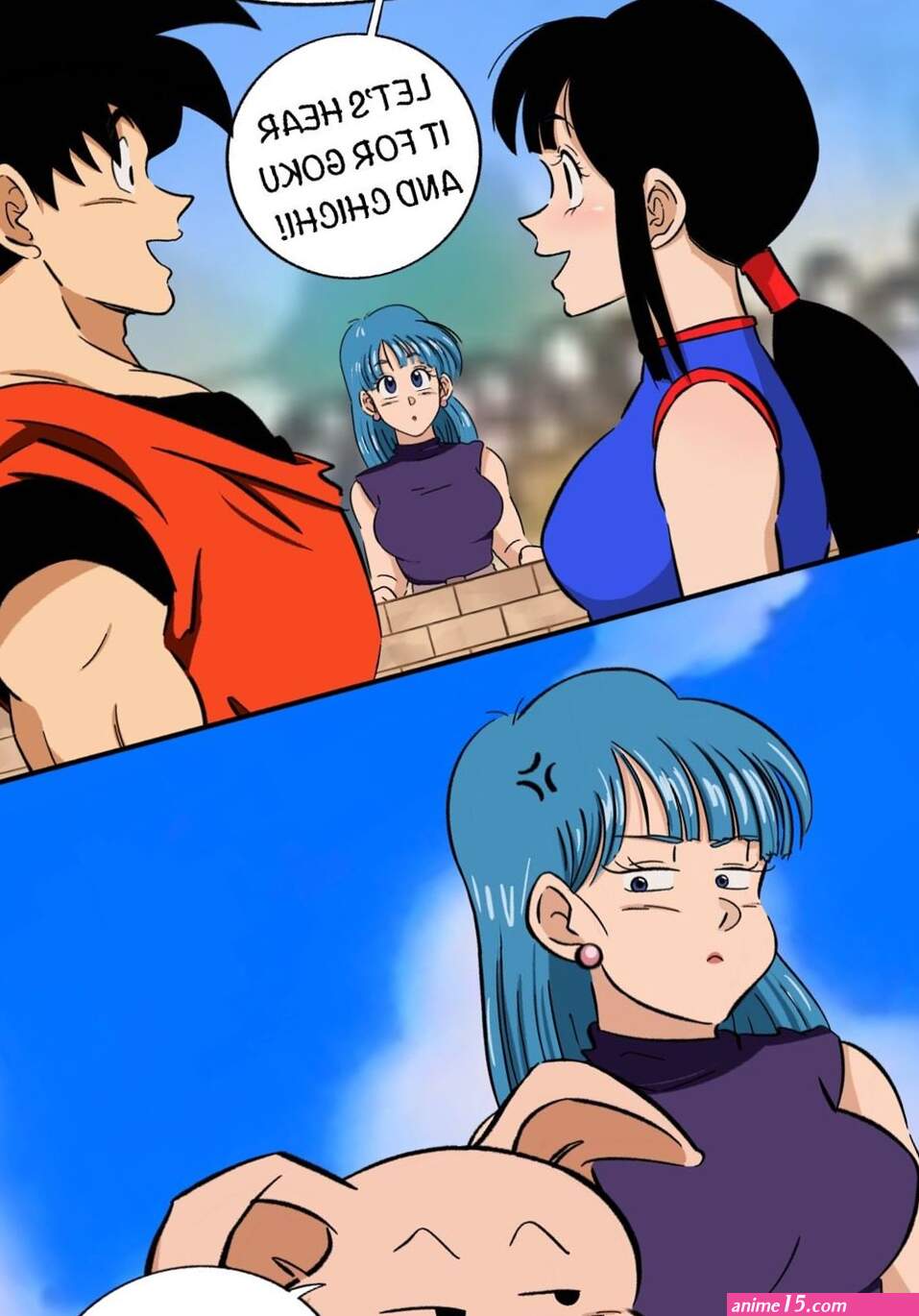 Goku reunites with an old friend comic porn