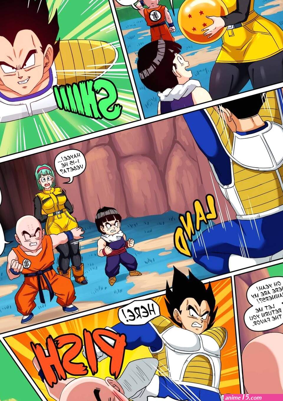 Bulma Vegeta porn comic