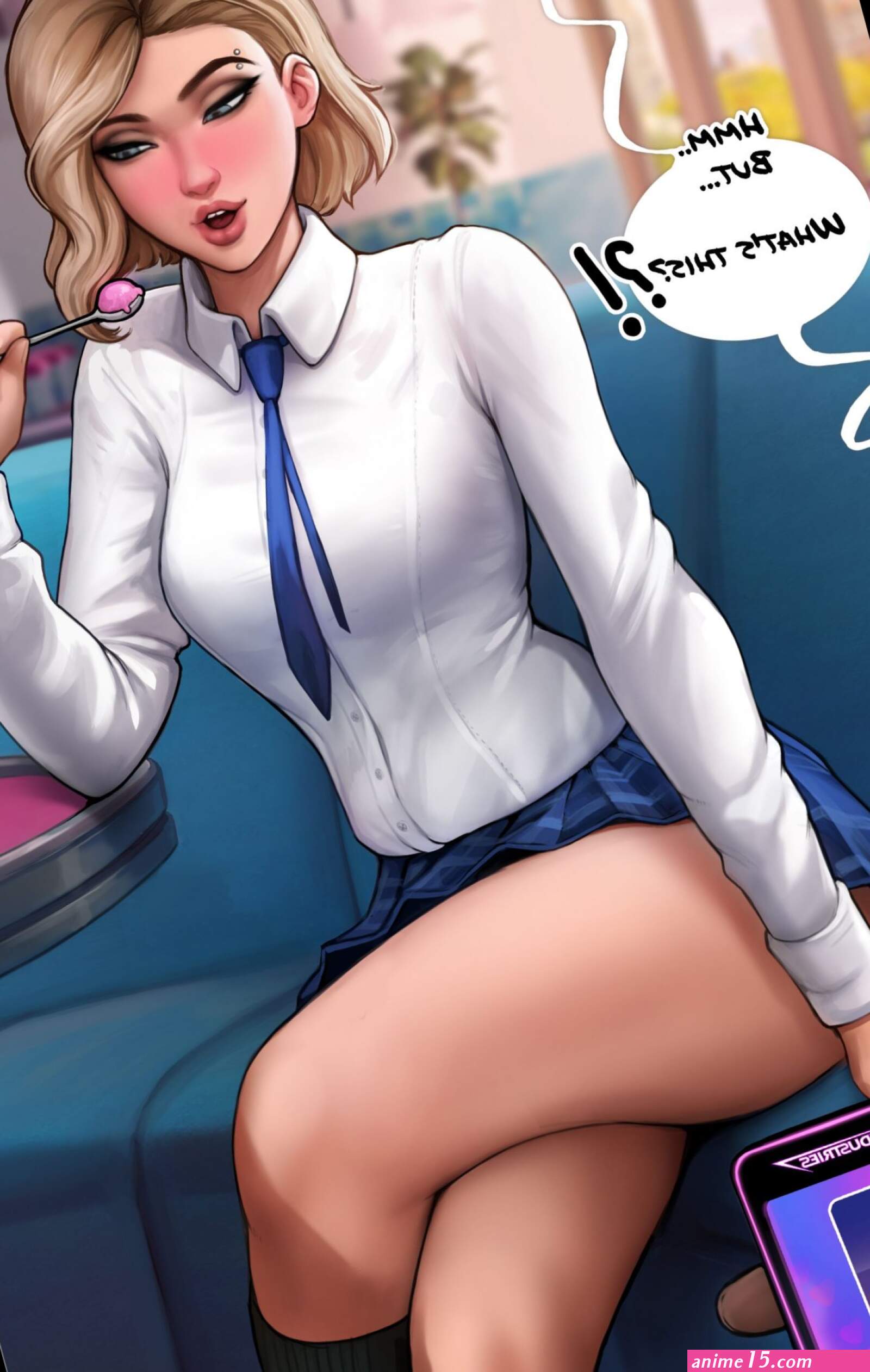 Do You Like Your Gift? Spider-Man Aroma Sensei Porn Comic