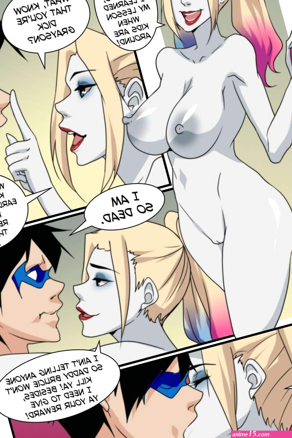 Dick N Harley Quinn Porn Comic english 03