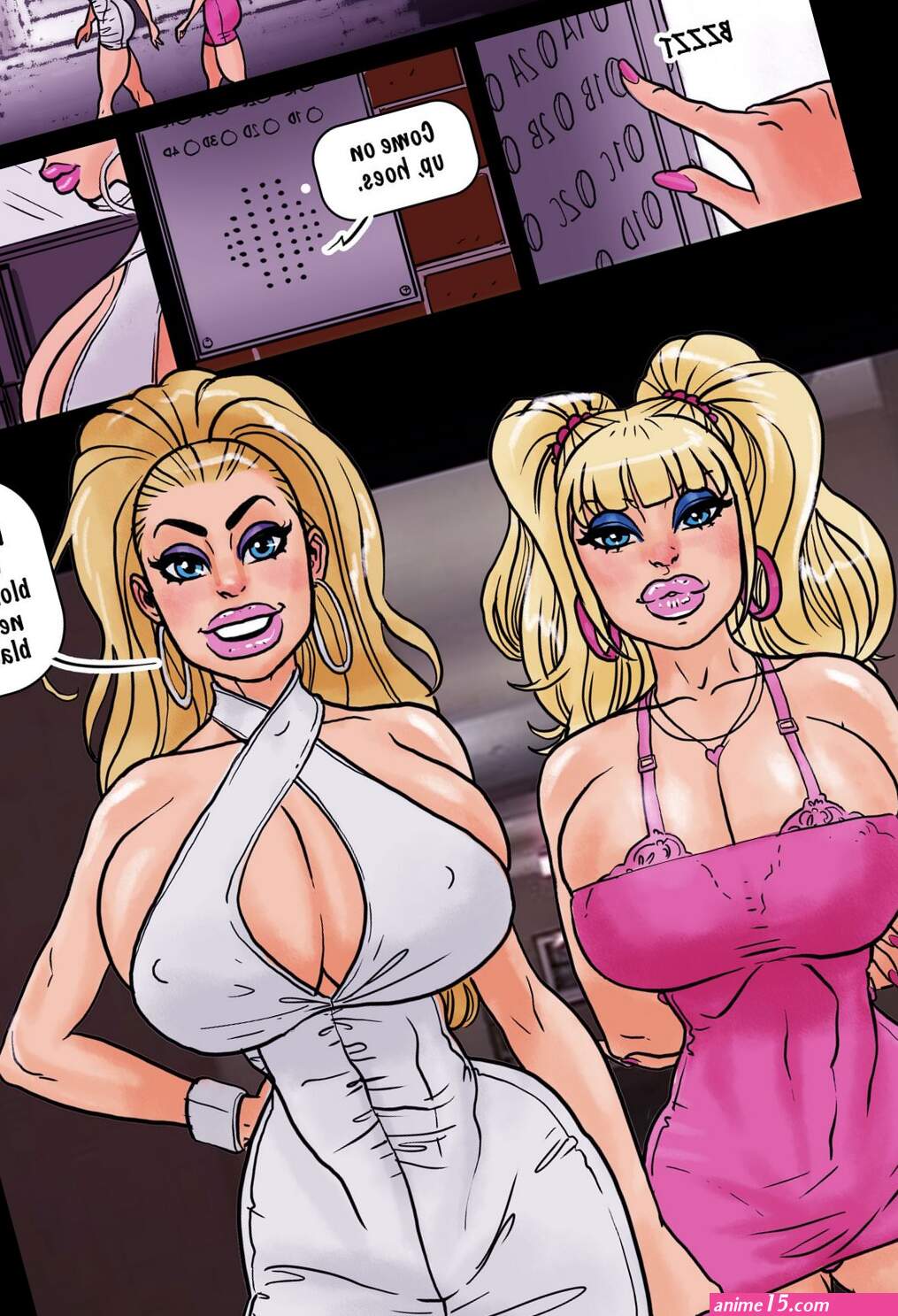 Blonde porn comics