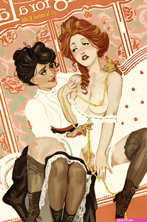 wintonkidd: Fitting For a Lady 18 an edwardian era lesbian erotic comic