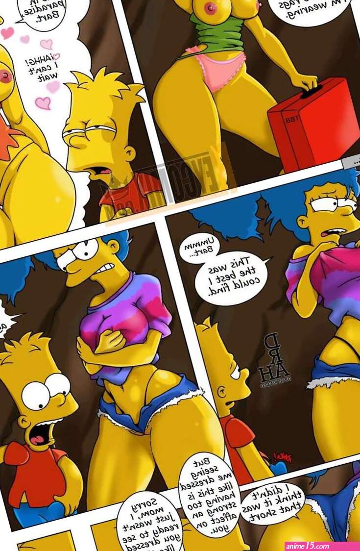 Porn comic The Simpsons Paradise. DRAH NAVLAG Sex comic MILF Marge and