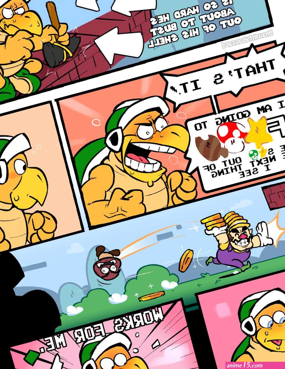 Hammered Bro Porn Comics by NaughtyBassard Torquewintress Super Mario Brothers