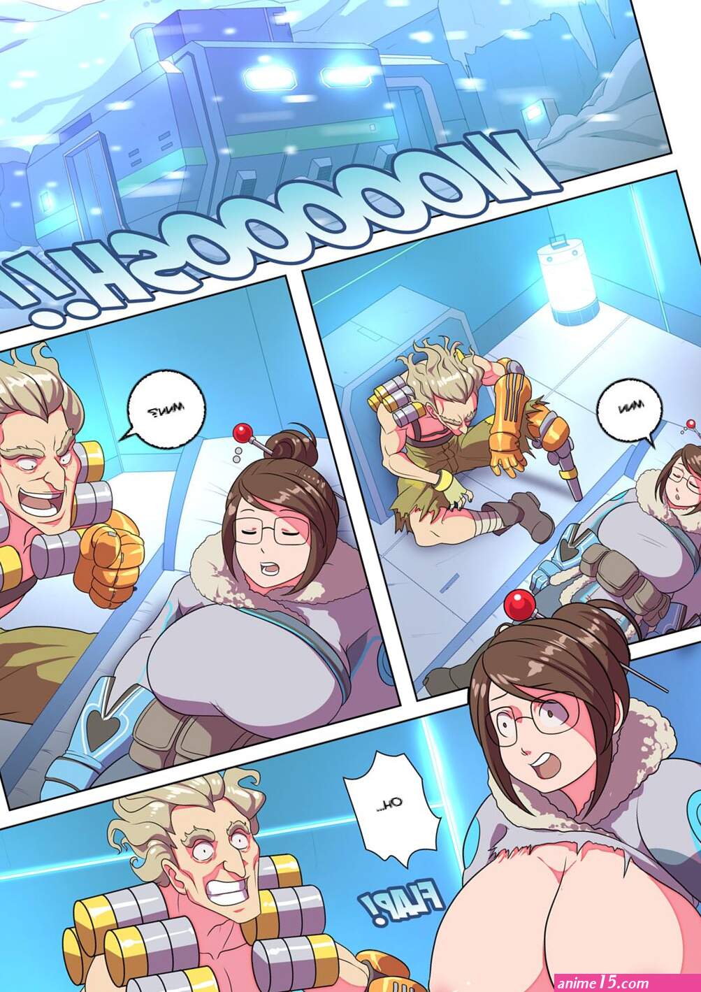 Post 4989845: bokuman comic Junkrat Mei-LingZhou Overlook