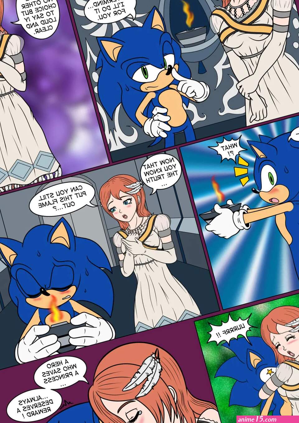 Flames of Passion- Sonic The Hedgehog- By RaianOnzika