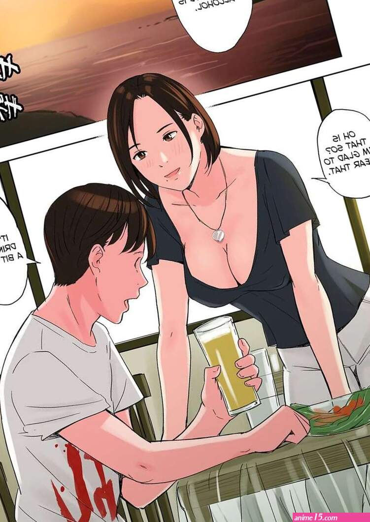 Porn comic A tale of the temptation of my friends stepmom and sister. Chapter 2. Sex comic young guy continues