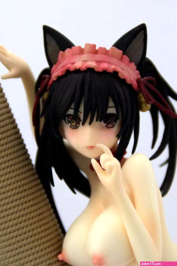 Date a Live: Kurumi Tokisaki cat girl huge breast 16 naked anime figu