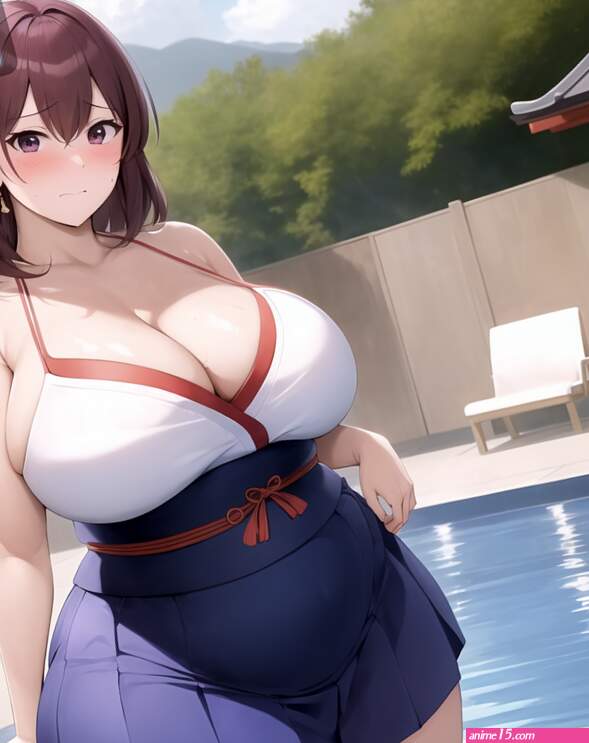 Naked at the pool with mom by thiccmommies on DeviantArt