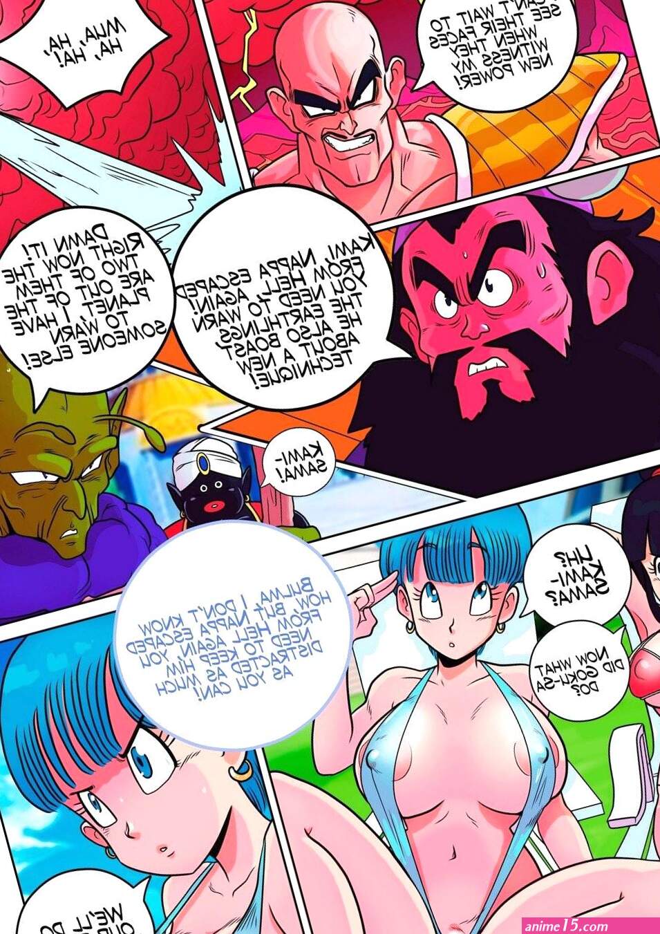 Nappa porn comic