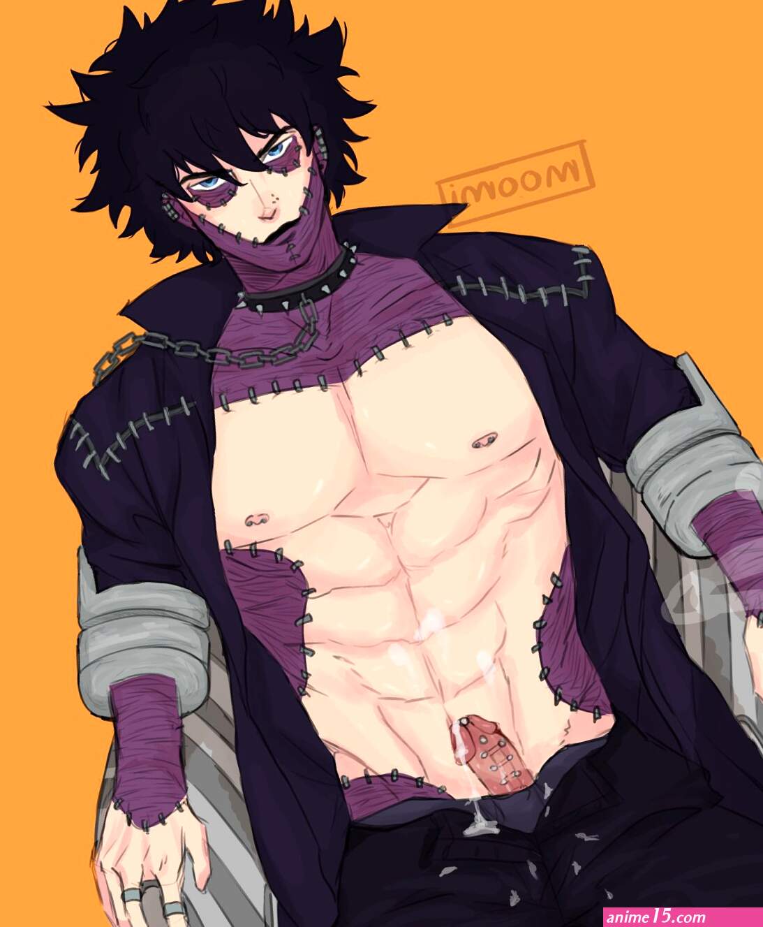 onion hiatus X: bitch boy dabi nsfw anime mha bnha fanart nsfwart