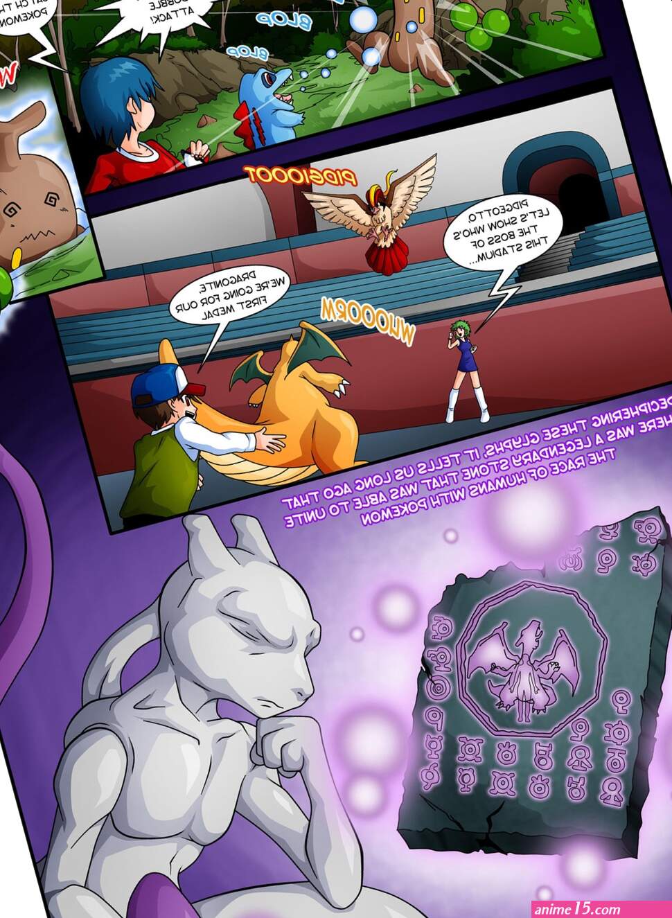 Nurse Joy fucking with Mewtwo Pokeporn Issue 1