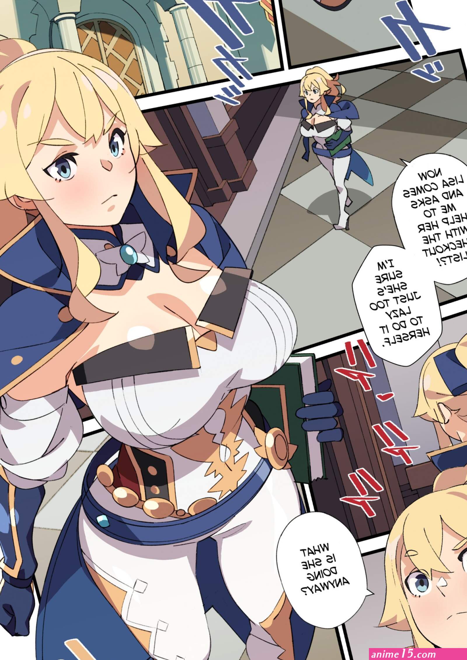 Genshin Impact LisaS SideQuest Porn comic Rule 34 comic Cartoon porn comic