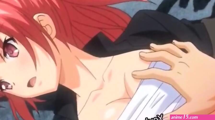 Hentai Redhead Gets Gangbanged On Roof
