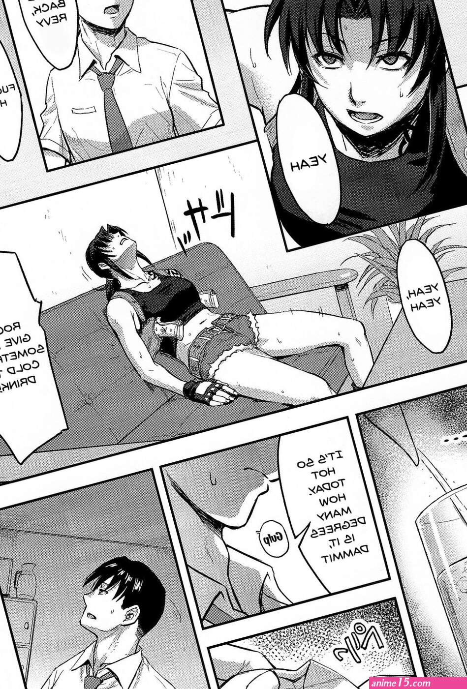 Black lagoon hentai manga