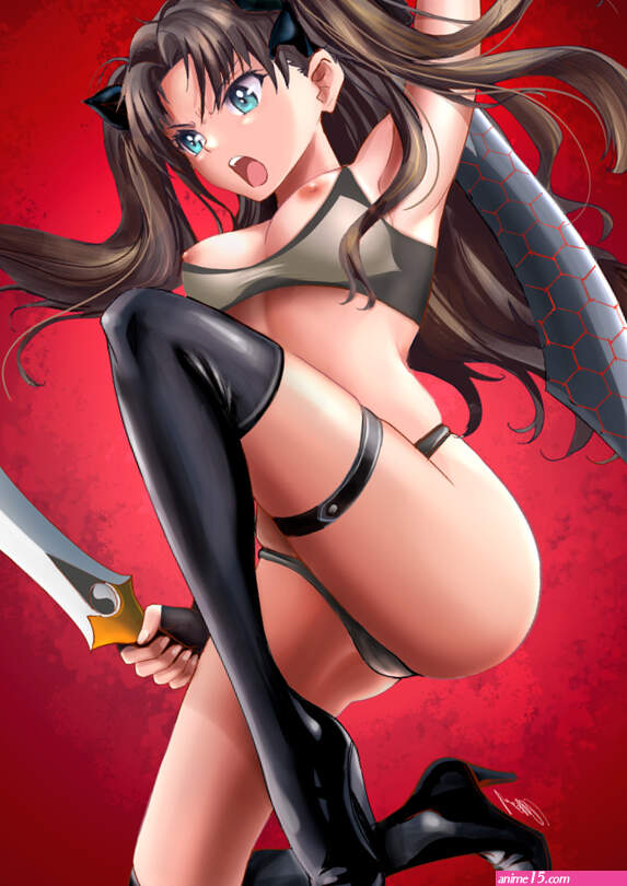 Albyeee on X: Rin Tohsaka 2 Fate Stay Night After the commission I kinda went on and did another one for practising really but this time something less on her... RinTohsaka Fate