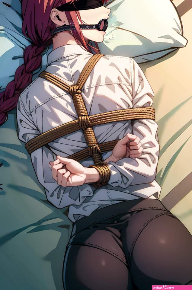 Makima in bondage AI Ring-gag Variant by basjh5 on DeviantArt