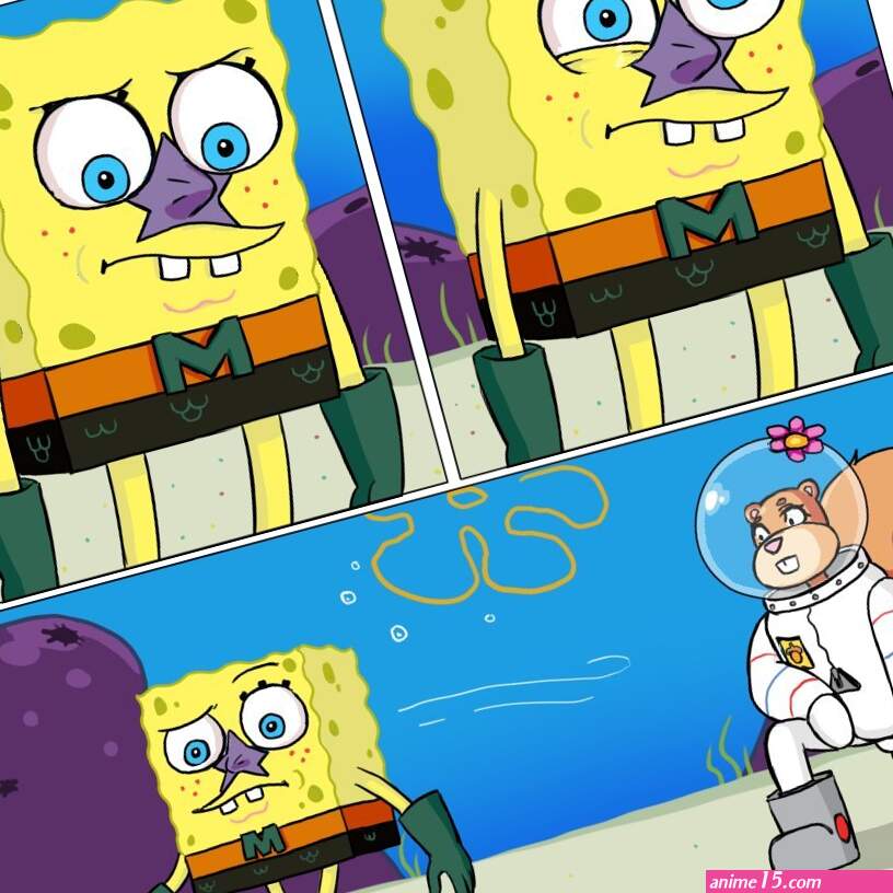 b-intend Sandy x Man Ray Spongebob Squarepants porn comic