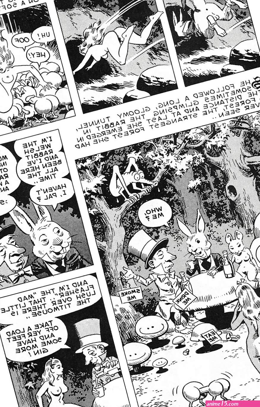 Malice in Wonderland Porn comic Rule 34 comic Cartoon porn comic
