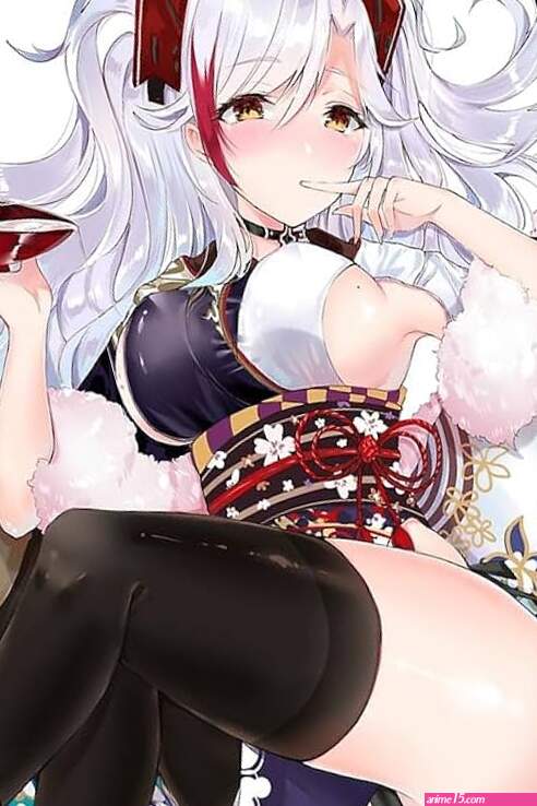 : Sexy Booty Prinz Eugen Hot Thicc Ass Azur Lane AL Lewd Hentai Ecchi Anime Girl Poster 8 x 12 Inch Funny Metal Tin Sign Game Room Man Cave Wall Decor :