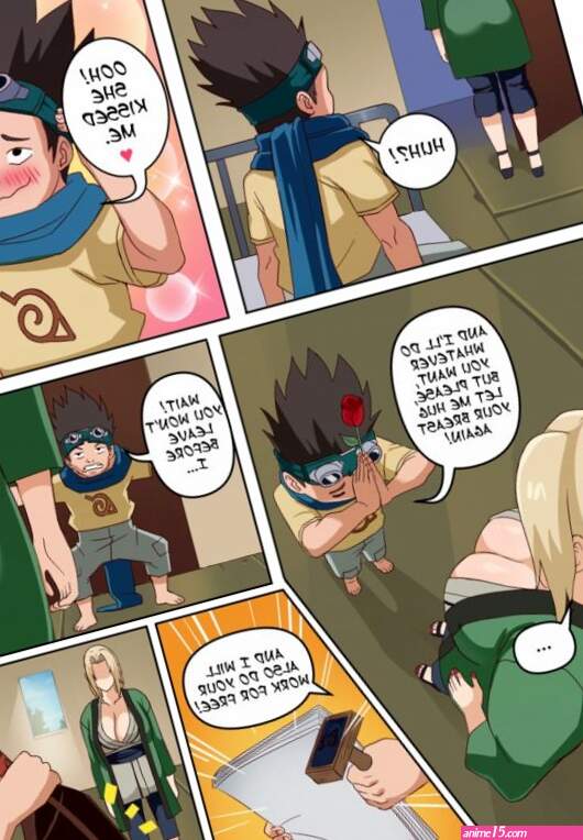 Tsunade and konohamaru- By PinkPawg