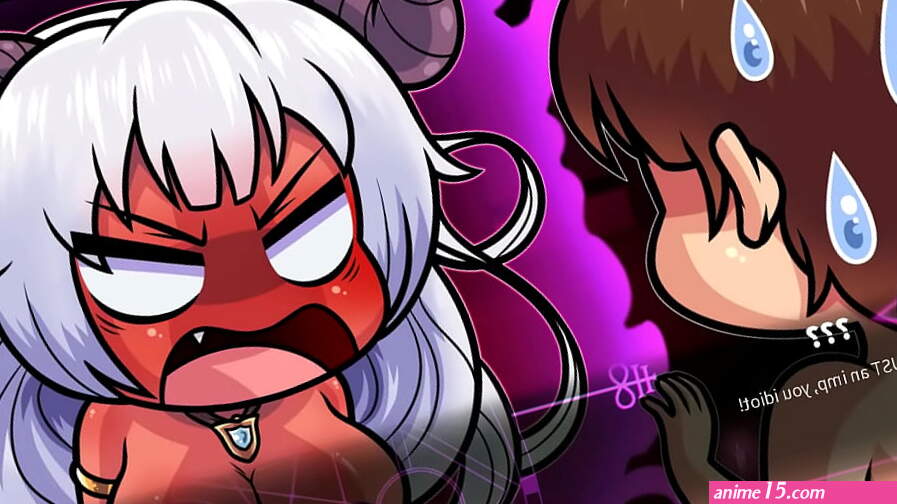 Give an Imp a chance Hentai game PornPlay Ep.2 succubus like demon getting her first human creampie