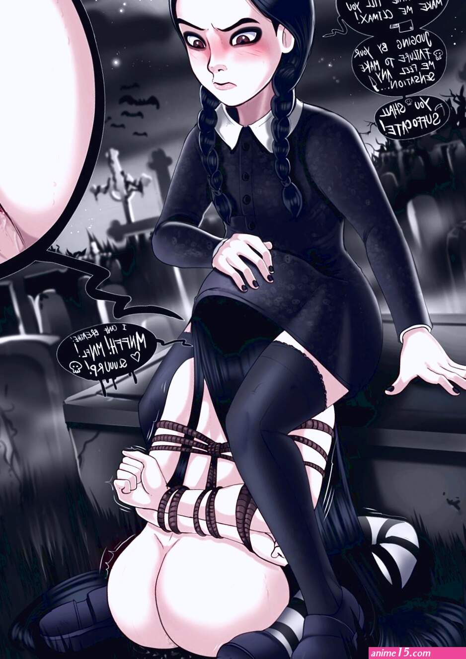 Wednesday Addams porn comic