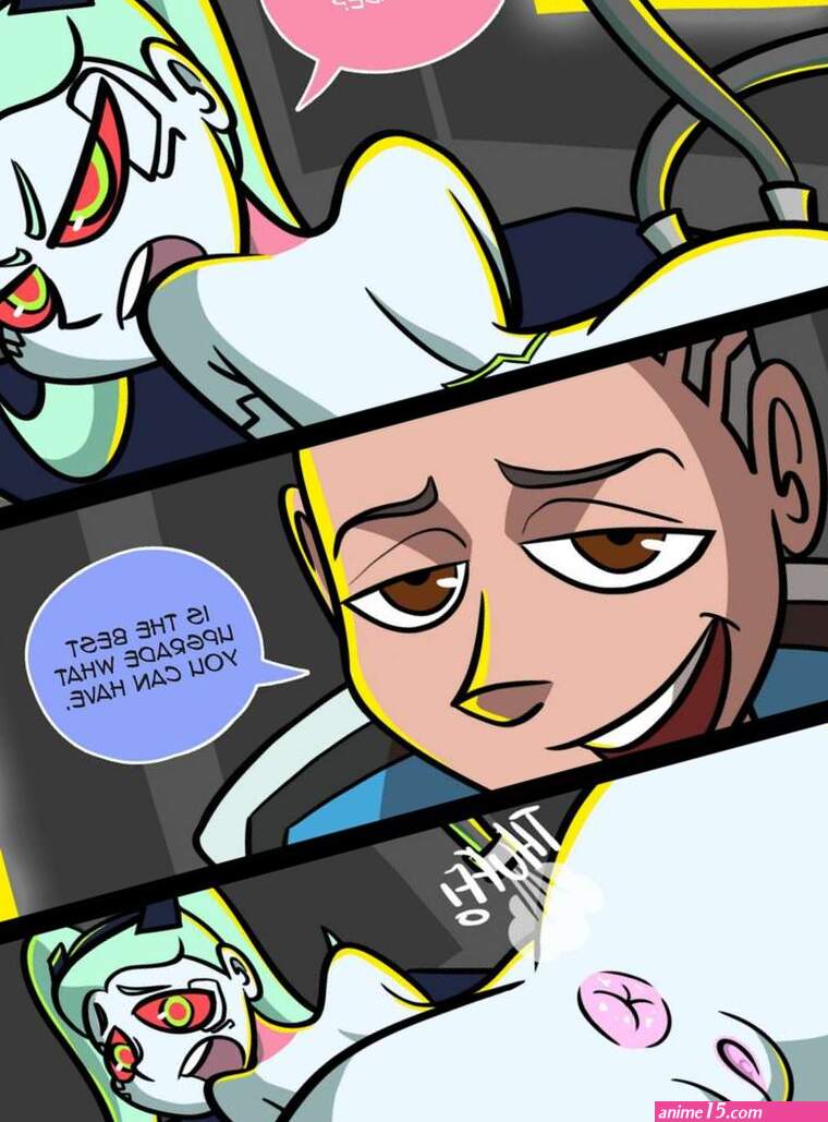 Porn comic CyberAss. Cyberpunk Edgerunners. Ahegao Newbie Sex comic babe Rebecca was