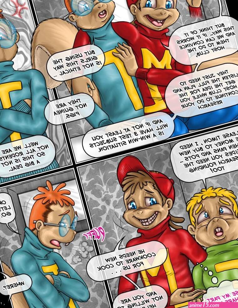 Melvin and the chips Porn comic Rule 34 comic Cartoon porn comic