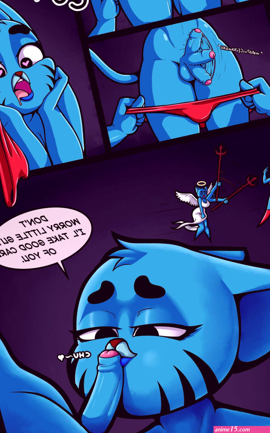 The Amazing world of Gumball Porn comics Rule 34 comics Cartoon porn comics