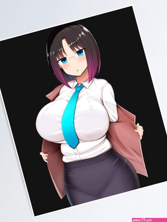 Sexy Elma Lewd Boobs Miss Kobayashi Dragon Maid Hot Hentai Ecchi Girl sexy hentai anime Poster for Sale by ricnikkiaavi