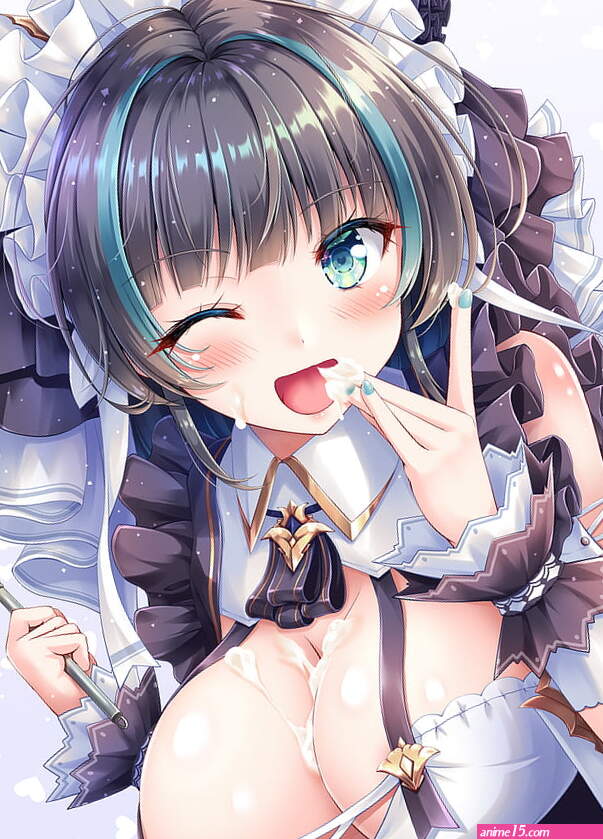 Anime girls Azur Lane Cheshire Azur Lane Akashio cleavage whipped cream HD phone wallpaper