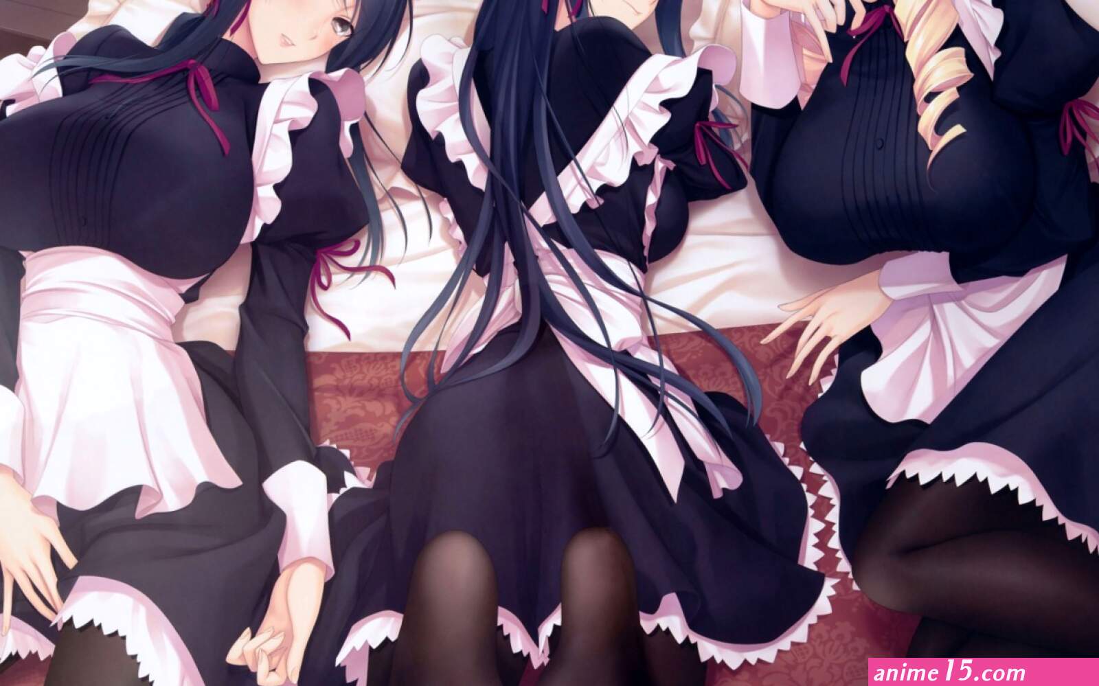 Wallpaper : cosplay anime girls big boobs maid outfit Person clothing Group of Anime Girls costume 1680x1050