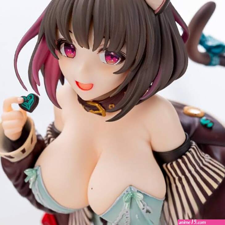 : Auorttoy 18CM Native Figure Original Mauve 16 PVC Big Boobs Sexy Cat Girl Action Figure Adult Collection Hentai Anime Model Toys Doll Gifts