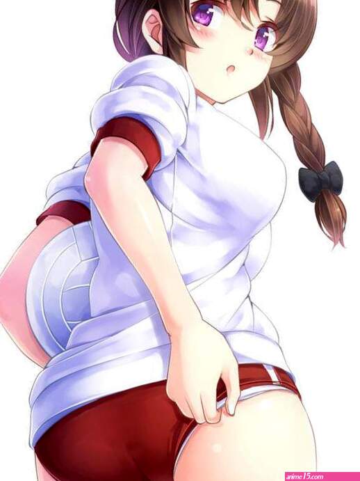 Anime girls in the bloomer gym uniforms